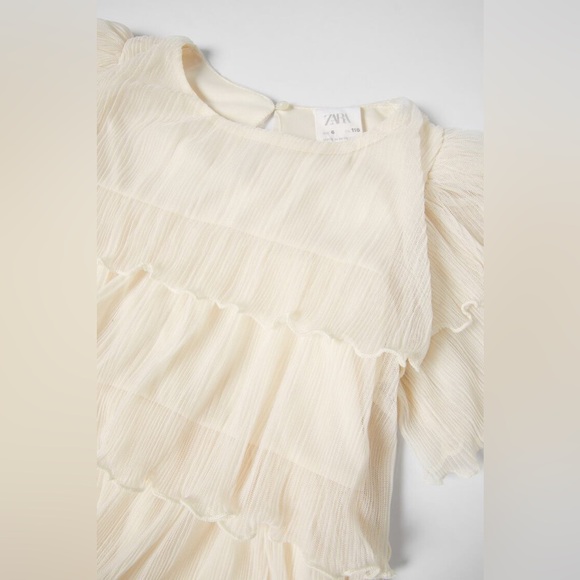 Zara Ruffled Tulle Dress - Picture 7 of 9